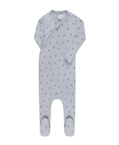 ELY'S & CO. UNISEX COTTON RIBBED ZIPPER FOOTIE - BABY