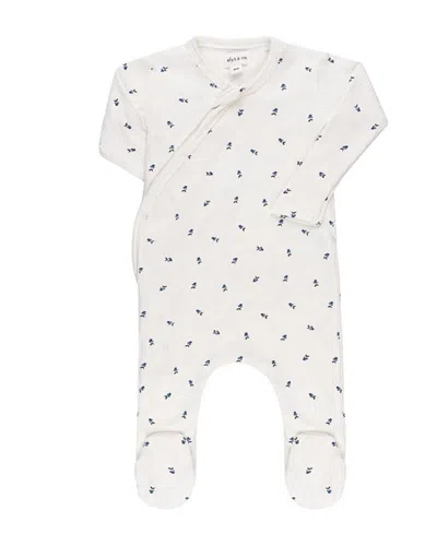 ELY'S & CO. UNISEX COTTON RIBBED ZIPPER FOOTIE - BABY