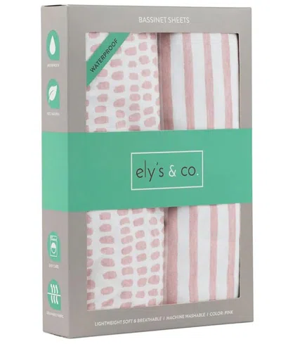 ELY'S & CO. UNISEX WATERPROOF BASSINET SHEET SET - BABY