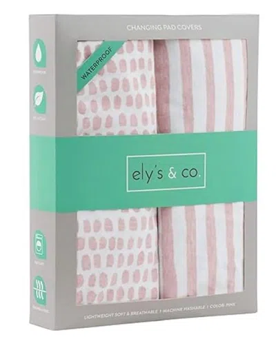 ELY'S & CO. WATERPROOF CHANGING PAD COVER CRADLE SHEET SET