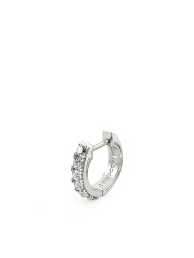 EMANUELE BICOCCHI CRYSTAL HOOP EARRING