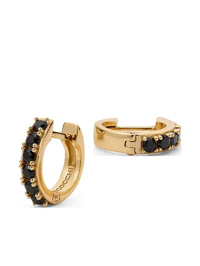 EMANUELE BICOCCHI CRYSTAL HOOP EARRINGS