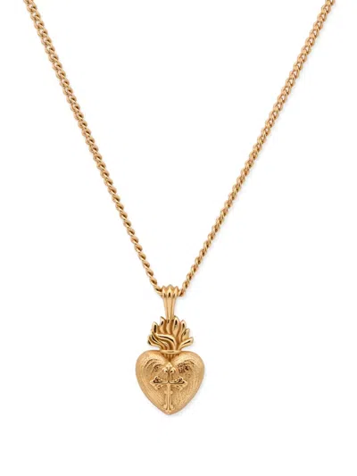 EMANUELE BICOCCHI SMALL SACRED HEART NECKLACE