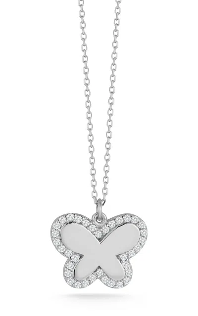 EMBER FINE JEWELRY 14K GOLD & DIAMOND BUTTERFLY NECKLACE