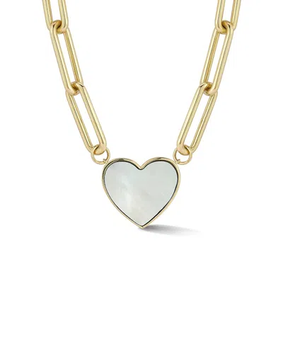 EMBER FINE JEWELRY EMBER FINE JEWELRY 14K PEARL HEART NECKLACE