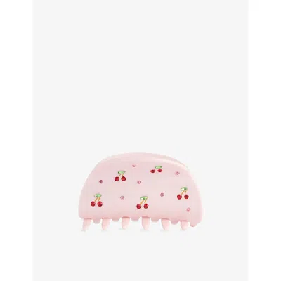 EMI JAY WOMENS CHERRY ON TOP LUNA CELLULOSE-ACETATE HAIR CLIP