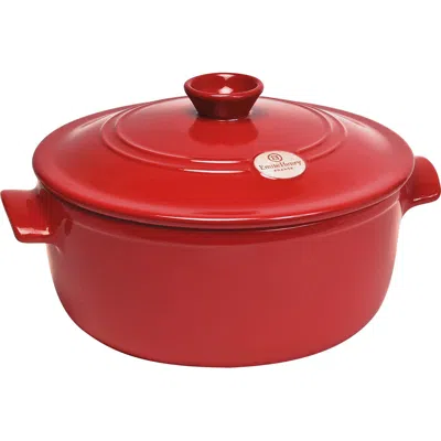 EMILE HENRY FLAME ROUND STEWPOT DUTCH OVEN, 5.5 QUART