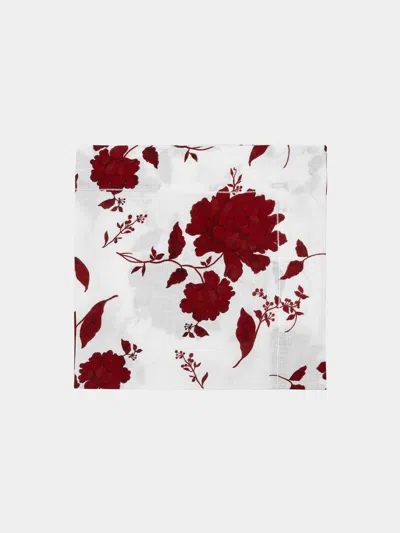 EMILIA WICKSTEAD LINEN FLORAL NAPKINS (SET OF 4)