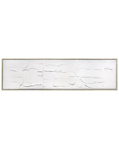 EMPIRE ART DIRECT EMPIRE ART DIRECT ABSTRACT HARMONY HEAVILY TEXTURED HAND-PAINTED FRAMED CANVAS WALL ART