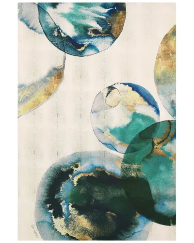 EMPIRE ART DIRECT EMPIRE ART DIRECT AQUA SPHERES ABSTRACT WRAPPED CANVAS WALL ART