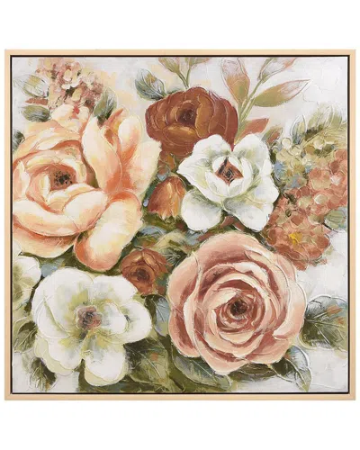 EMPIRE ART DIRECT EMPIRE ART DIRECT AUTUMN BLOSSOMS HEAVILY TEXTURED HAND-PAINTED FRAMED CANVAS WALL ART