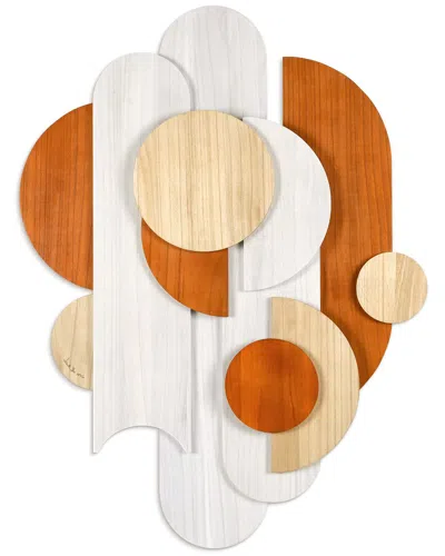 EMPIRE ART DIRECT EMPIRE ART DIRECT CINNAMON DREAMSCAPE I HANDMADE DIMENSIONAL SOLID WOOD ABSTRACT WALL ART