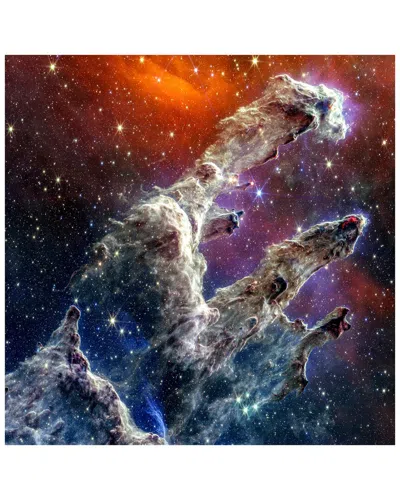 EMPIRE ART DIRECT EMPIRE ART DIRECT EAGLE NEBULA: PILLARS OF CREATION FREE-FLOATING REVERSE PRINTED TEMPERED GLASS WAL