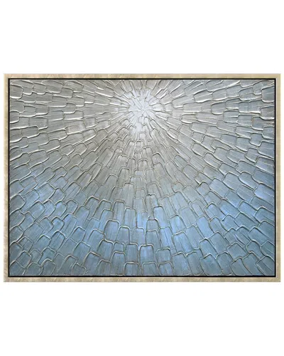 EMPIRE ART DIRECT EMPIRE ART DIRECT ETHEREAL LIGHT TEXTURED METALLIC HAND-PAINTED FRAMED CANVAS WALL ART