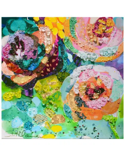 EMPIRE ART DIRECT EMPIRE ART DIRECT FLORAL RADIANCE I EMBELLISHED CANVAS WALL ART