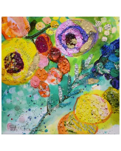 EMPIRE ART DIRECT EMPIRE ART DIRECT FLORAL RADIANCE II EMBELLISHED CANVAS WALL ART