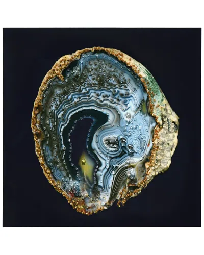 EMPIRE ART DIRECT EMPIRE ART DIRECT GEODE SPLENDOR I EMBELLISHED CANVAS WALL ART