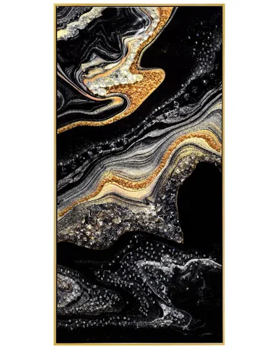 EMPIRE ART DIRECT EMPIRE ART DIRECT GOLDEN VEINS II EMBELLISHED CANVAS WALL ART