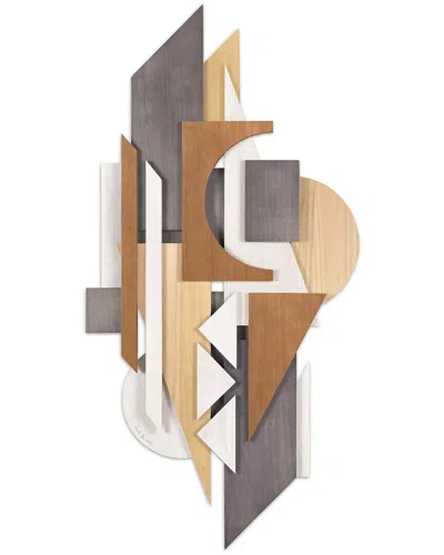 EMPIRE ART DIRECT EMPIRE ART DIRECT MOONLIT MIST II HANDMADE DIMENSIONAL SOLID WOOD ABSTRACT WALL ART