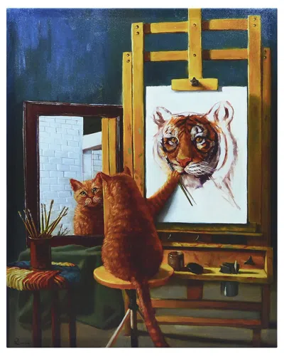 EMPIRE ART DIRECT EMPIRE ART DIRECT NORMAN CATWELL GRAPHIC ART PRINT ON WRAPPED CANVAS WALL ART