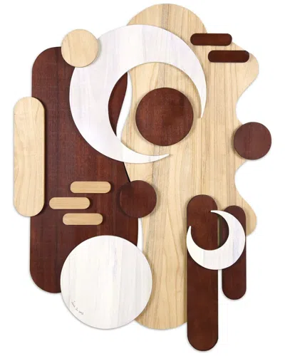 EMPIRE ART DIRECT EMPIRE ART DIRECT SANDS SERENADE II HANDMADE DIMENSIONAL SOLID WOOD ABSTRACT WALL ART