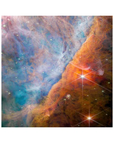 EMPIRE ART DIRECT EMPIRE ART DIRECT SHIMMERING ORION NEBULA FREE-FLOATING REVERSE PRINTED TEMPERED GLASS WALL ART