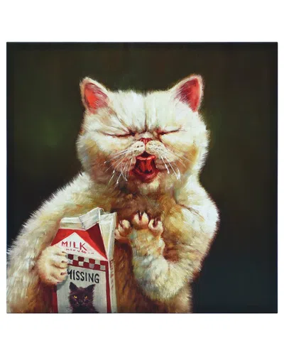 EMPIRE ART DIRECT EMPIRE ART DIRECT SOUR MILK GRAPHIC ART PRINT ON WRAPPED CANVAS WALL ART