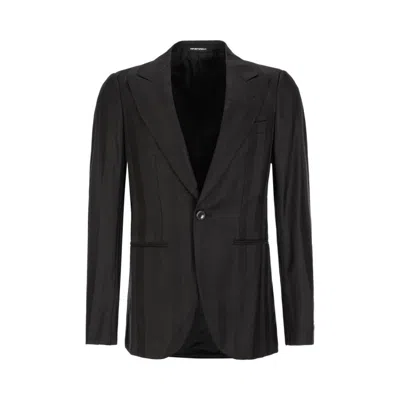 EMPORIO ARMANI EMPORIO ARMANI 男士绵羊毛成熟帅气有型时尚百搭休闲西服