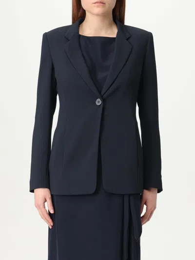 EMPORIO ARMANI BLAZER EMPORIO ARMANI WOMAN COLOR BLUE