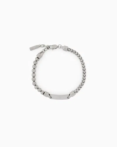 EMPORIO ARMANI STAINLESS STEEL ID BRACELET