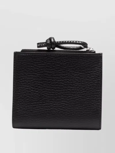 EMPORIO ARMANI CARDHOLDER LEATHER ZIP POCKET