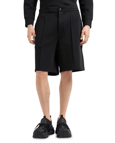 EMPORIO ARMANI COTTON BLEND DOUBLE JERSEY REGULAR FIT BERMUDA SHORTS