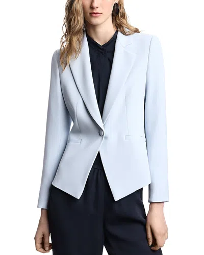 EMPORIO ARMANI CREPE CADY NOTCH LAPEL JACKET