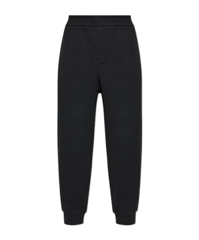 EMPORIO ARMANI EMPORIO ARMANI ELASTICATED WAISTBAND STRAIGHT-LEG TRACK PANTS