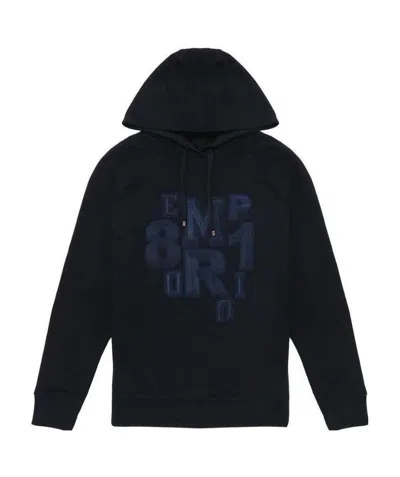 EMPORIO ARMANI EMBROIDERED SWEATER WITH LOGO