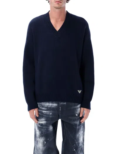 EMPORIO ARMANI EMPORIO ARMANI EMPORIO ARMANI V-NECK SWEATER