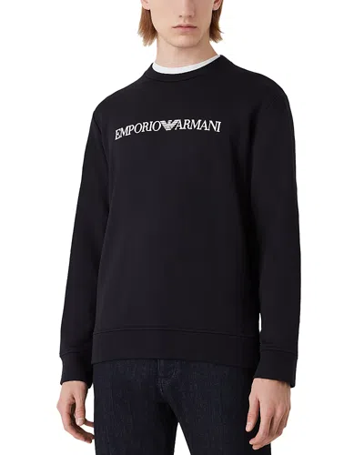 EMPORIO ARMANI ESSENTIAL JERSEY LOGO SWEATSHIRT