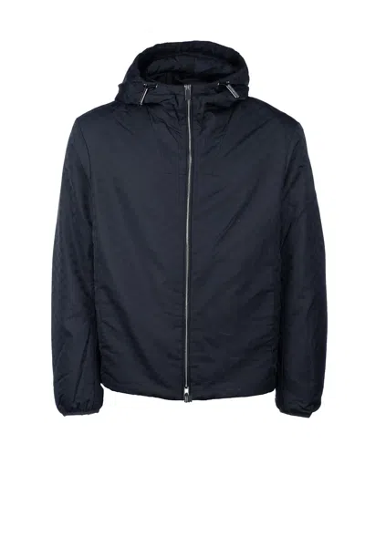 EMPORIO ARMANI HOODED NYLON JACKET