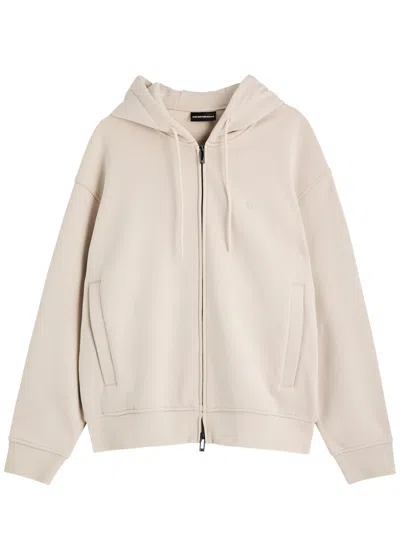EMPORIO ARMANI EMPORIO ARMANI HOODED STRETCH-JERSEY SWEATSHIRT