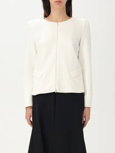 EMPORIO ARMANI JACKET EMPORIO ARMANI WOMAN COLOR WHITE