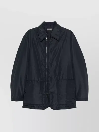 EMPORIO ARMANI JERSEY TECHNICAL CABAN COAT