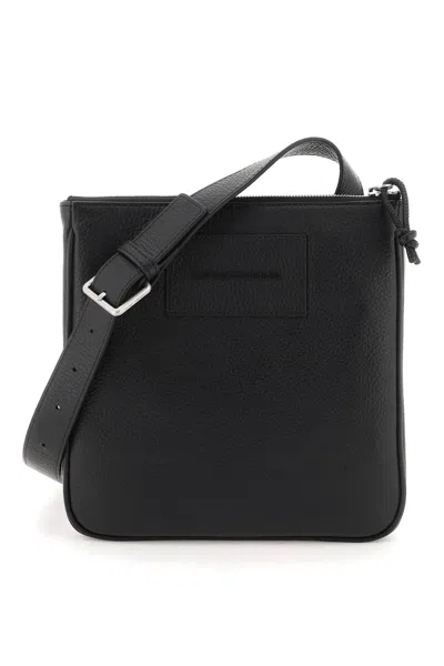 EMPORIO ARMANI LEATHER CROSSBODY BAG