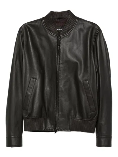 EMPORIO ARMANI EMPORIO ARMANI LEATHER JACKET