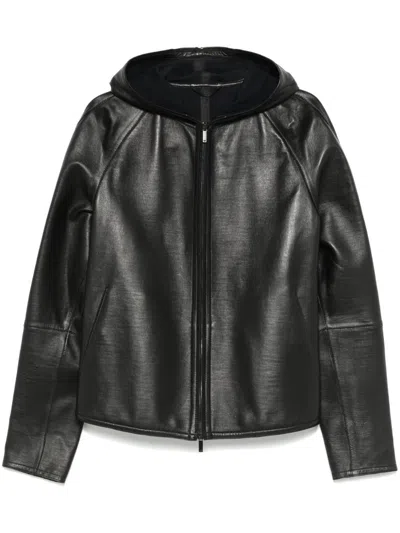 EMPORIO ARMANI LEATHER JACKET