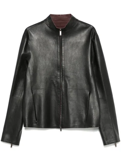 EMPORIO ARMANI LEATHER JACKET