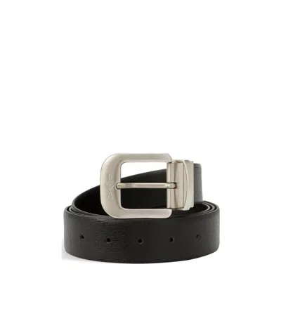 EMPORIO ARMANI LOGO ENGRAVING BELT