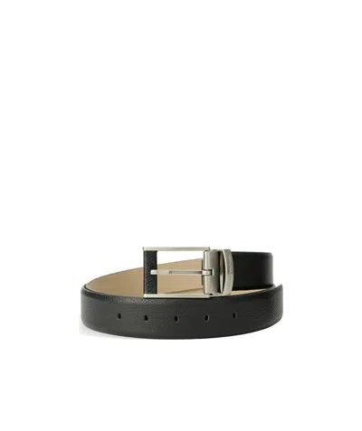 EMPORIO ARMANI LOGO ENGRAVING BELT