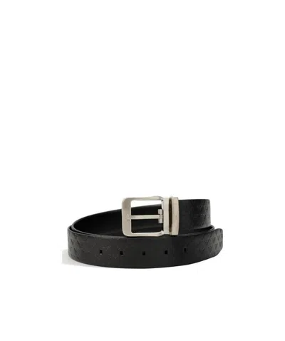 EMPORIO ARMANI LOGO ENGRAVING BELT