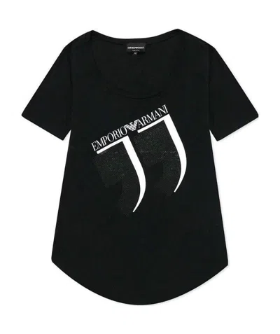 EMPORIO ARMANI LOGO DETAIL T-SHIRT