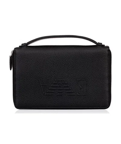 EMPORIO ARMANI LOGO DETAILS CLUTCH